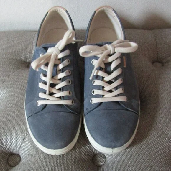 ECCO Nubuck Leather Sneaker EU 40/US 9 - Picture 8 of 13